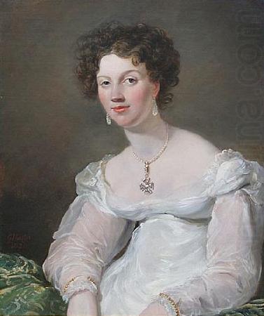 Mrs Ellen Robertson-Bruce painted in 1820, George Hayter